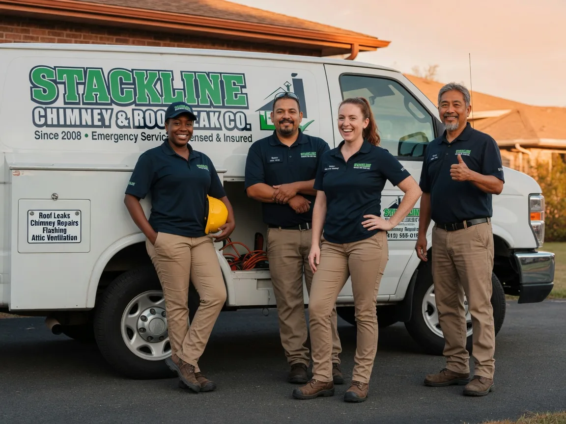 Chimney flashing repair company in Hamilton, TX